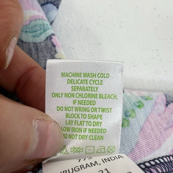 Lilly Pulitzer Size XS Diann Dress High Tide Navy She’s Got Sol Floral Women's - Picture 10 of 14